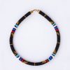 FARAJI Black African beaded necklace to be worn in any occasion.