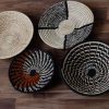 KILO African Wall baskets, Set of 4 Woven Rwanda Baskets are perfect additions to your wall space.