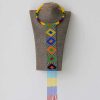 BAHARI Yellow Zulu necklace, African beaded Pendant necklace is a perfect gift to your loved ones