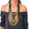 AMMA African beaded necklace to be worn in all occasions.