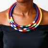 BIBO African statement necklace to be worn in all occasions.