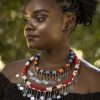AFIA African Maasai wedding necklace to be worn in all occasions