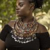 MALAIKA African Maasai wedding necklace to be worn in all occasions.