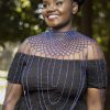 APIYO African beaded shawl necklace to be worn in all occasions.