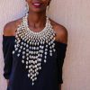 ANEKO African Cowrie Necklace, Gift for her