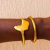 KOLA African Map Brass Bracelets