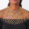 MOA Beaded shawl necklace