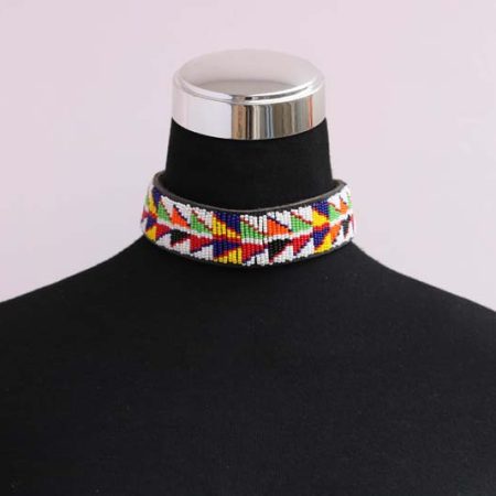 TABAKA Beaded Choker Necklace