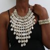 KIAMBA African Cowrie Necklace
