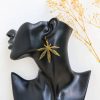 CHAGINA African Brass earrings