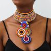 RIARA Beaded Leather necklace