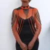 DEDA Beaded shawl necklace