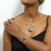 FAYOLA African brass Jewelry Set