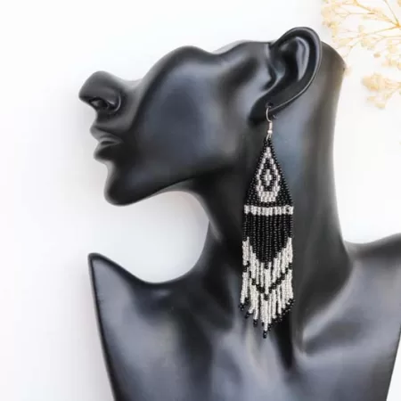 HUNADI African Beaded Earrings