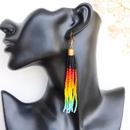 HUSUSA African Beaded Earrings