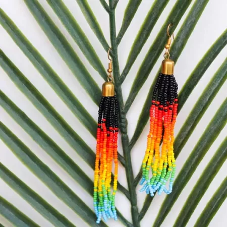 HUSUSA African Beaded Earrings