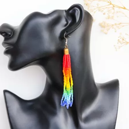 SIENA African Beaded Earrings