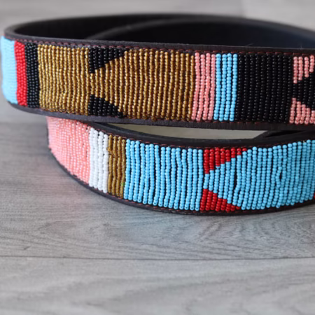 KAMAKU Beaded Leather belts