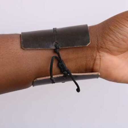 KIMAE Cowrie Leather Bracelet – Adjustable Handmade African Jewelry